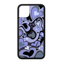 deformed love love silicone pctpu phone case for iphone 7 8 plus x xs max for apple phone xr 13 11 12 mini pro hard fundas 2021