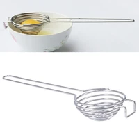 stainless steel egg white separator egg yolk remover divider with long handle kitchen tool eggs yolk filter kitchen accessories