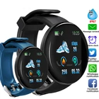 Смарт-часы D18 для фитнеса, пульсометр, измерение уровня кислорода в крови, для телефонов IOS и Android