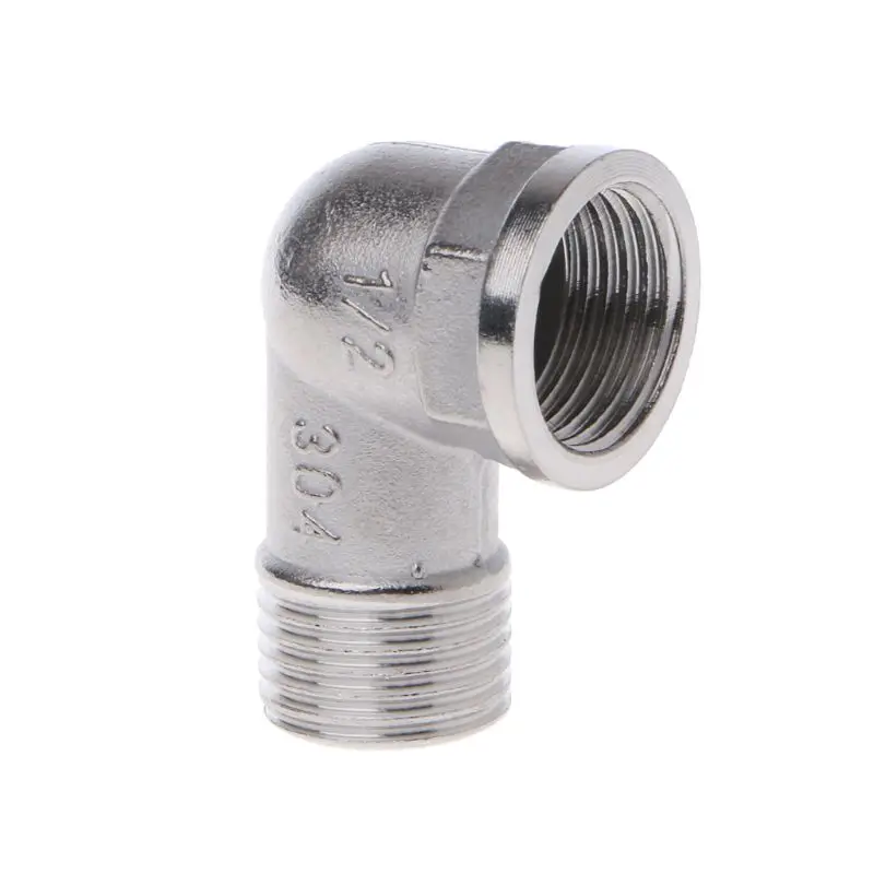 Новый фитинг из нержавеющей стали с резьбой 1/2 дюйма гнездо x наружная коленчатая