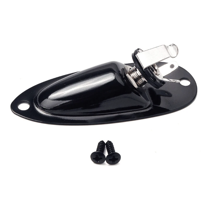 gitarre jack platte 635mm gitarre pickup 14 ausgang eingang jack buchse platte eingangs buchse für strat elektrische gitarre bass free global s