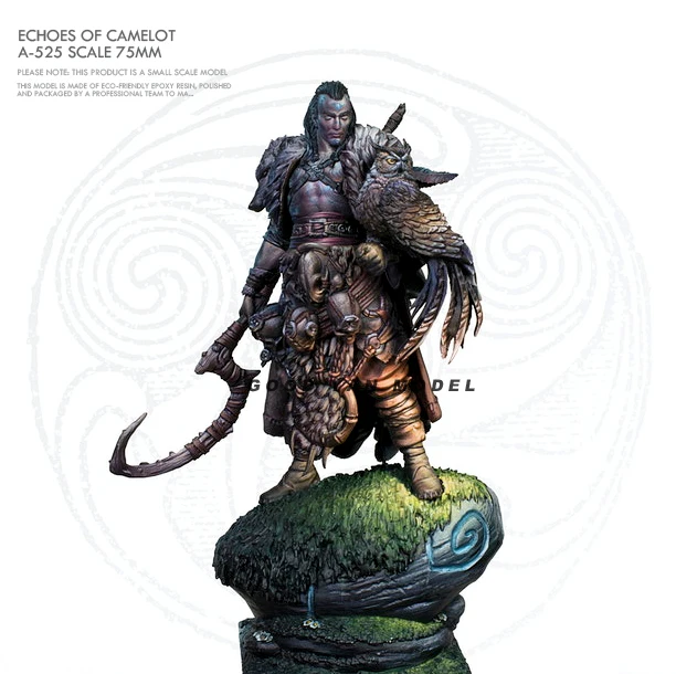 

75MM Resin model kits DIY figure colorless and self-assembled A-525