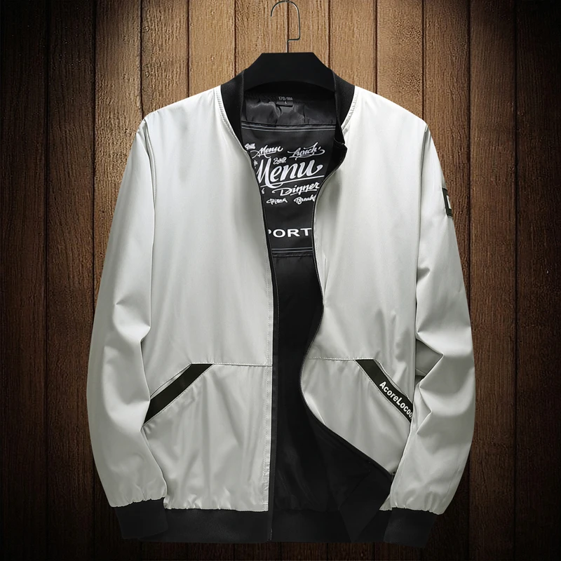 Мужская повседневная куртка простой крутой светильник пальто с воротником