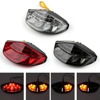 areyourshop for ducati monster 696 795 796 1100 integrated led tail light turn signals motorcycle lighting accessories
