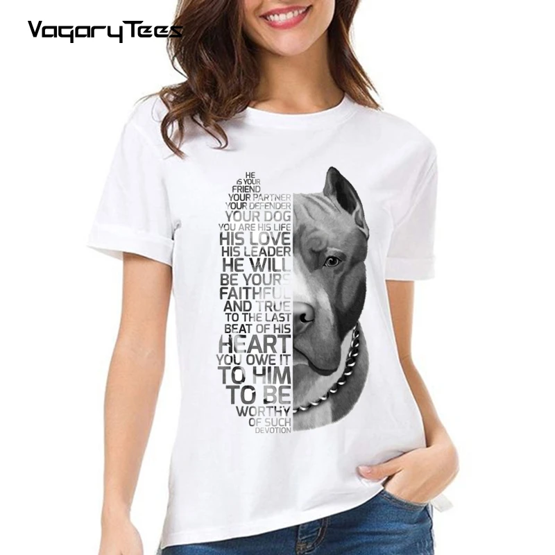 

Забавный текст портрет Собака Печать Новая женская футболка Французский бульдог/Ротвейлер/питбулл/немецкая овчарка лояльность Цитата нов...