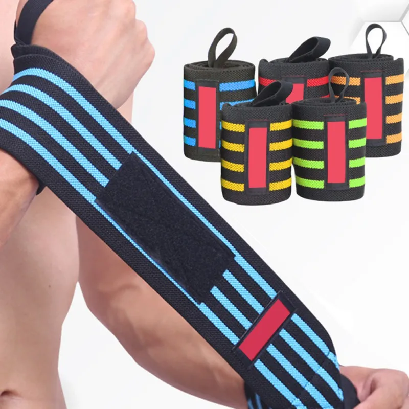 

Wrist Wraps 2 Wraps For Weight Lifting Wrist Support Cotton Wraps Gym Bandage Straps For Men & Women Premium Quality Wrist Wraps