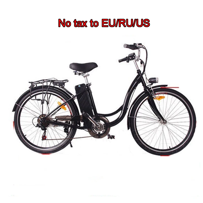Электрический велосипед 26 дюймов 7 скоростной съемный аккумулятор двойной