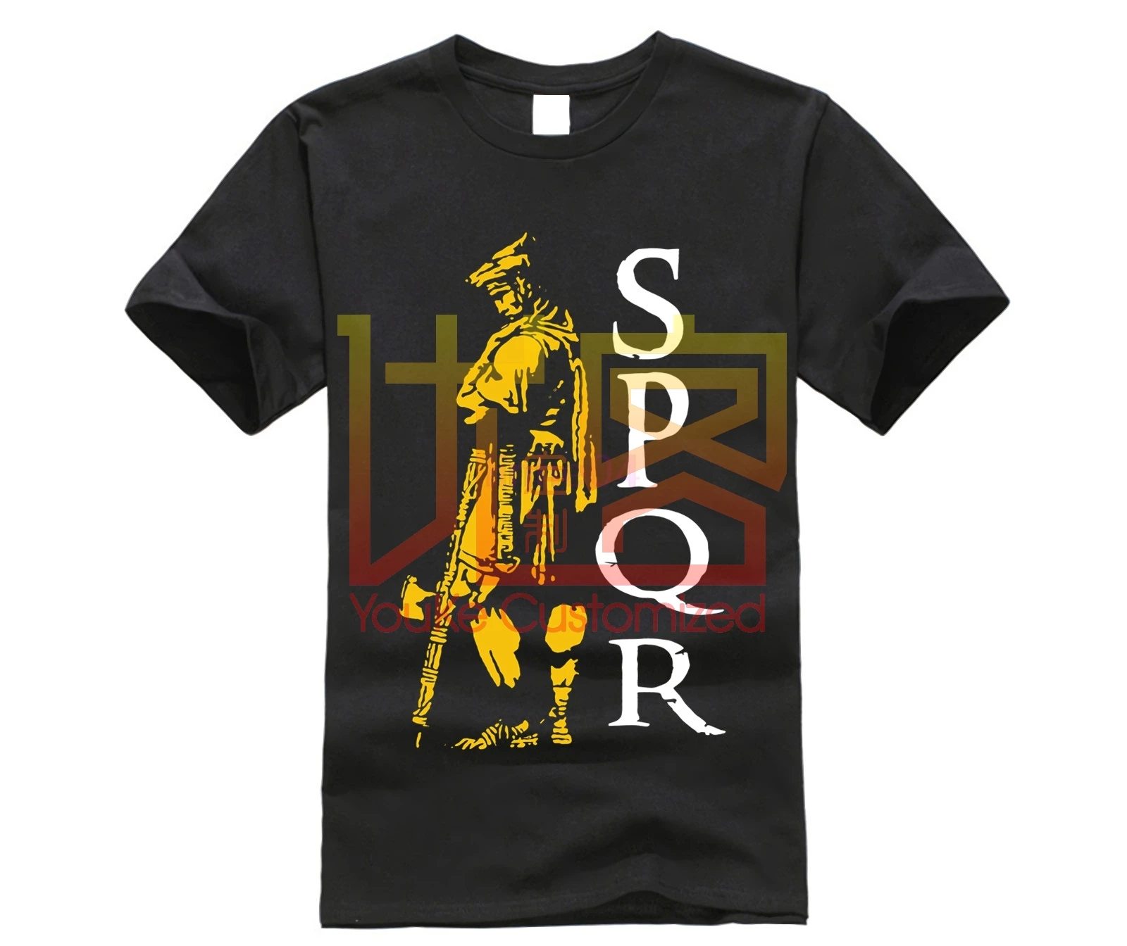 Распродажа новые модные летние мужские футболки Spqr A82 Римский Древний Рим