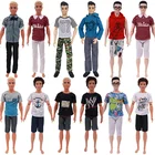 Бесплатная доставка мужские наряды для Барби повседневная одежда Модный повседневный спортивный комплект бесплатная доставка Оптовая продажа Одежда для кукол аксессуары на русском языке