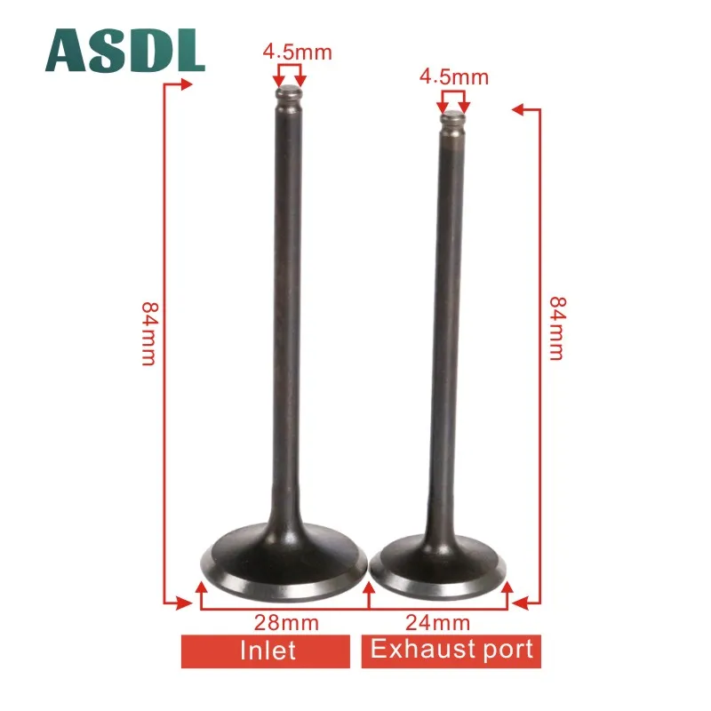 Впускные и выпускные клапаны для мотоциклов Honda AX 1 1988 90 е NX250|Охлаждение двигателя