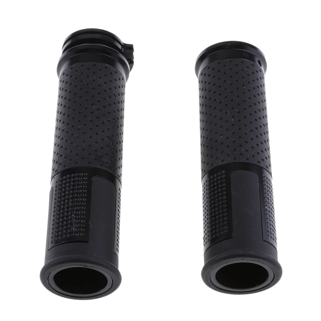 

Aluminum & Rubber Universal Motorcycle Motorbike Handlebar Hand Grips 7/8" 22mm