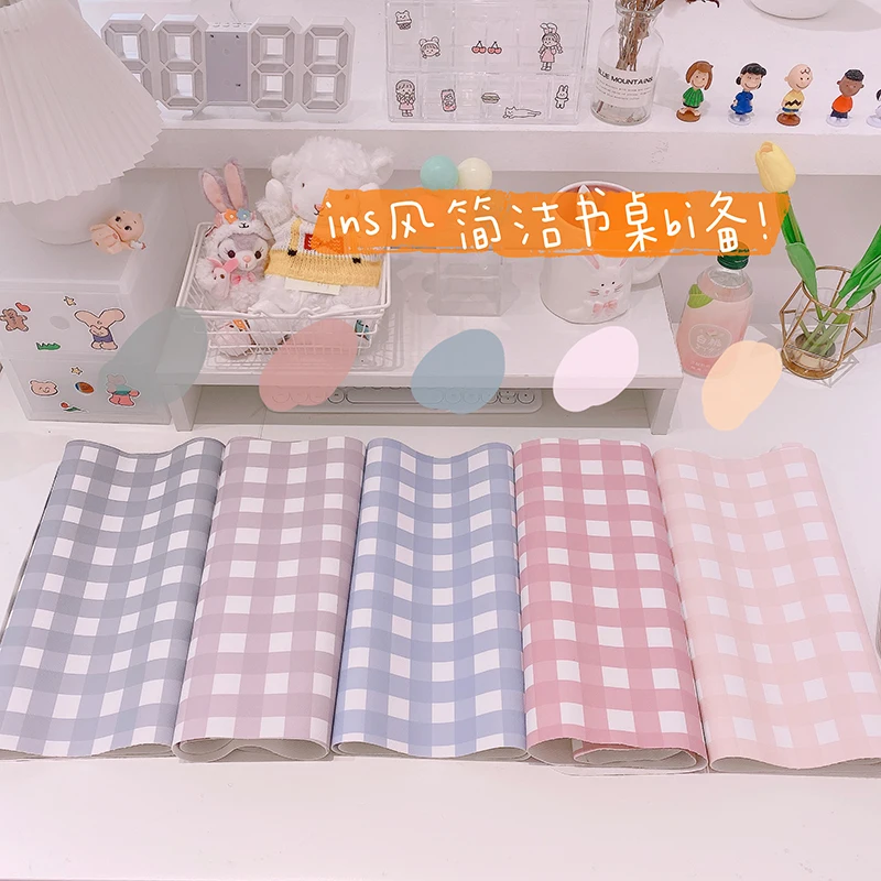 Retro Plaid Mouse Pad Comtuper Desk Mat Mousepad Kawaii Gaming Accessoroes Laptop Gamer Keyboard MacBook Waterproof Maus | Дом и сад