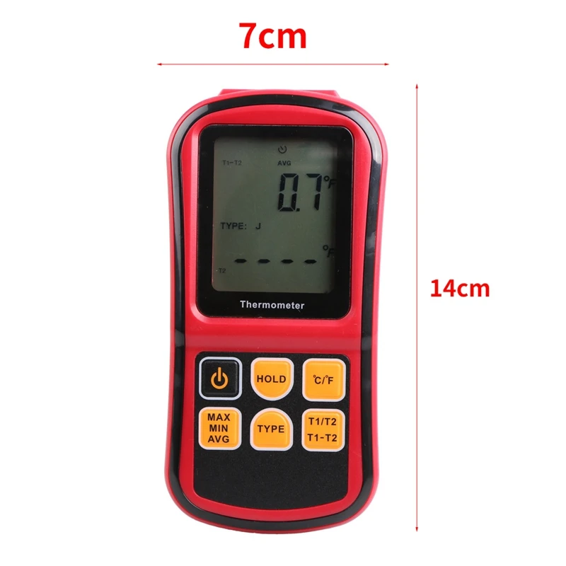 Gm1312 Professional Thermometer Digital Measure Tool High Precision Temperature Meter Tester With Lcd Back Light |
