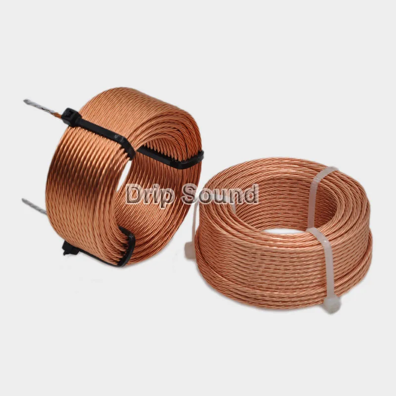1 шт. многожильный медный Индуктор для динамика 0 8 6 мгн 35 ммх7|Аксессуары