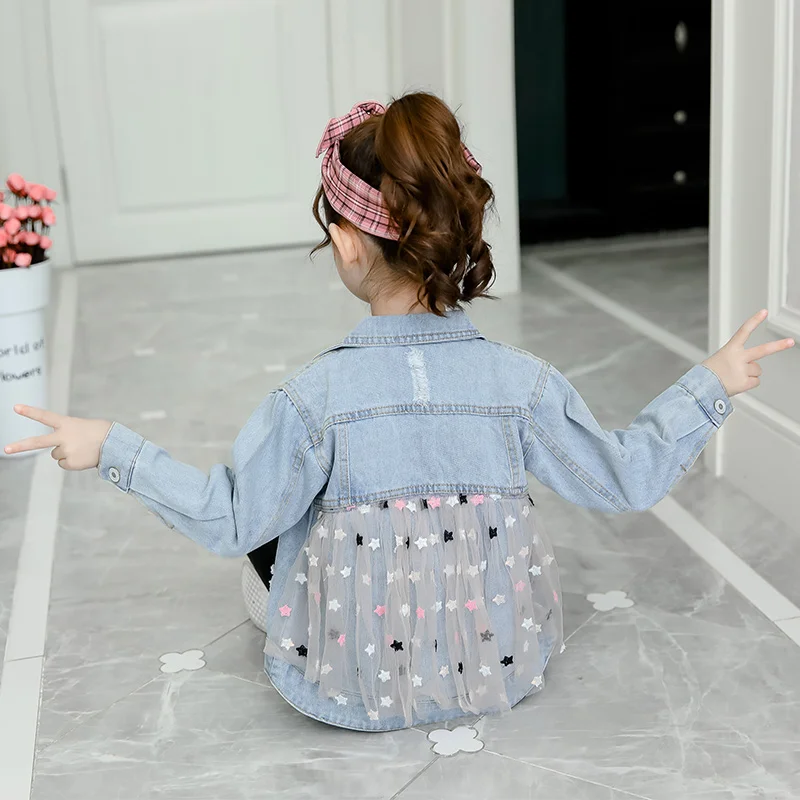 Джинсовая куртка для девочек 1 | Детская одежда и обувь