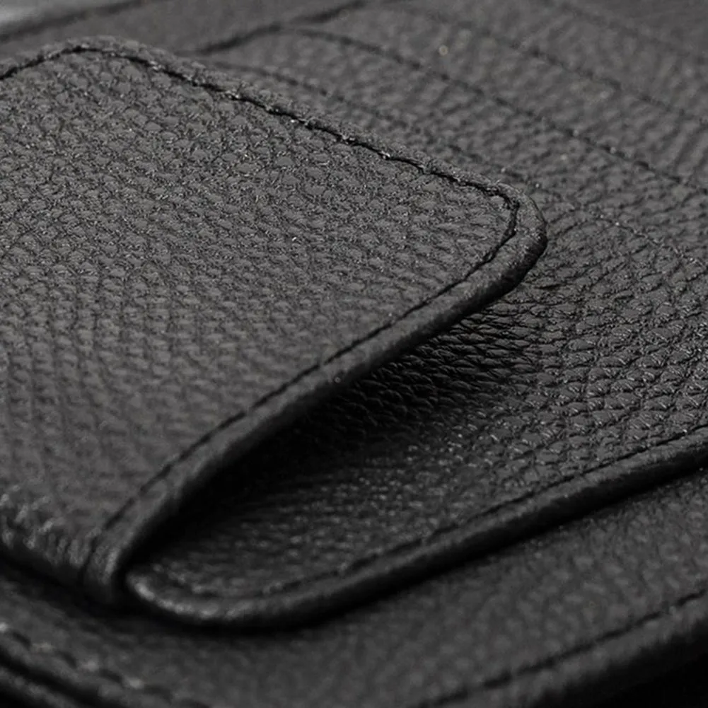 

Soft Material Bag Storage Sun Visor Universal 15 X 12CM Wear-resistant 1Pcs Black Car Hanging