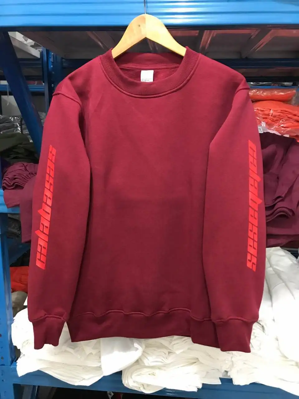 Харадзюку толстый флис сезон Calabasas KANYE Западный худи пуловер с капюшоном