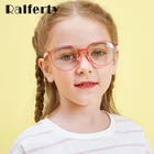 Ralferty круглые очки для мальчиков и девочек, прозрачные линзы, анти-синий светильник, очки по рецепту, очки для близорукости, оправы для оптических очков, Детские TR