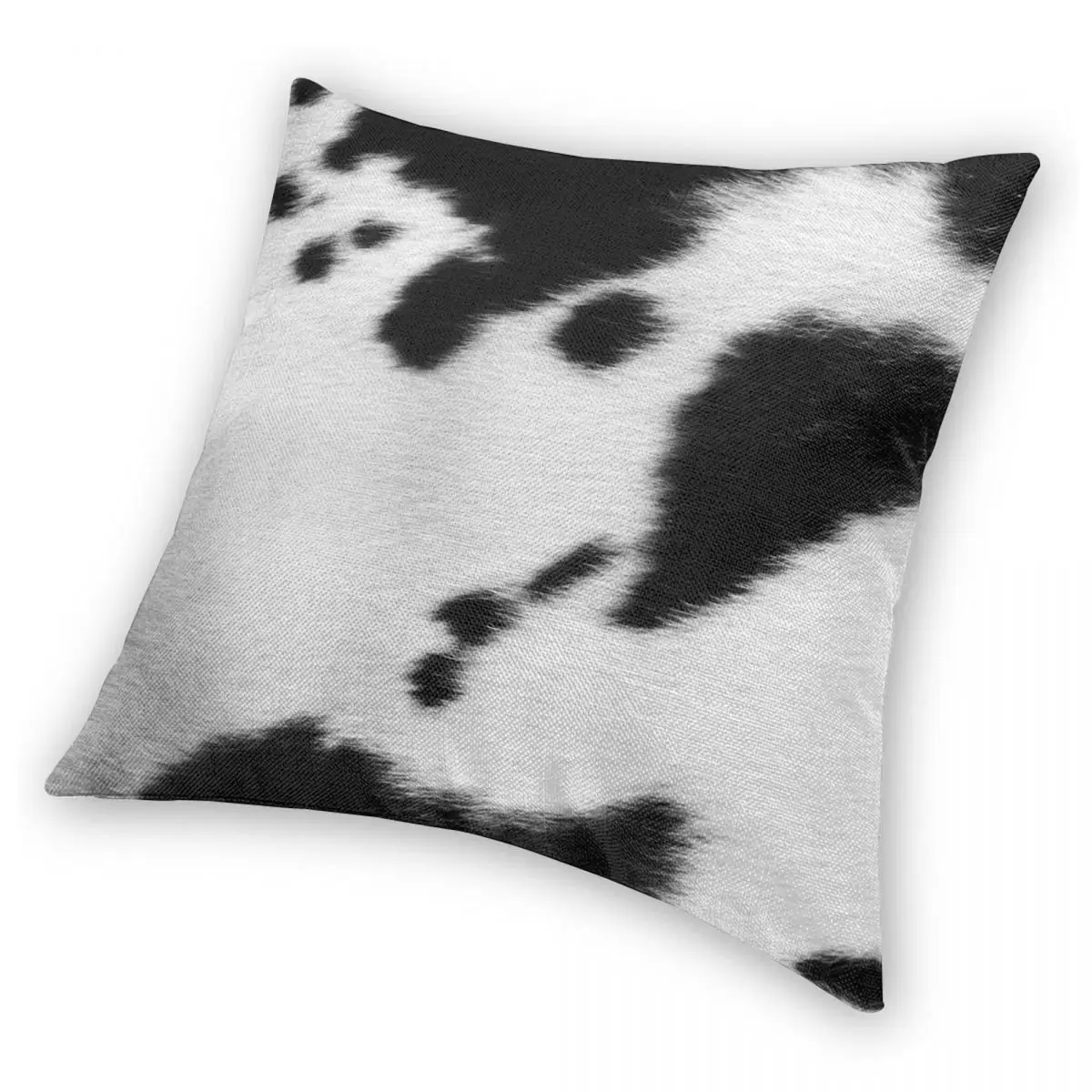 Чехол из воловьей кожи с черной и белой текстурой квадратная подушка чехол