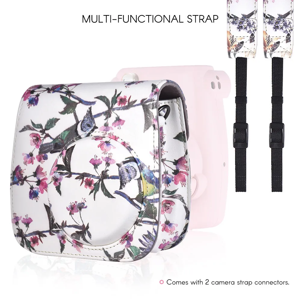 Чехол для камеры Fujifilm Instax Mini 8 чехол из искусственной кожи сумки с ремешком +/8s/8/9