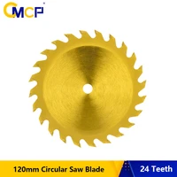 cmcp 120x1 8x9 5x24t circular saw blade tin coated tct saw blade wood cutting disc carbide saw blade for wood