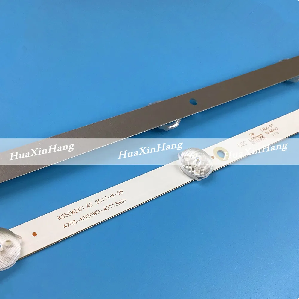 Светодиодная лента для подсветки телевизора 8 шт./лот 6 ламп Ph ilips 55 дюймов ТВ K550WDC1