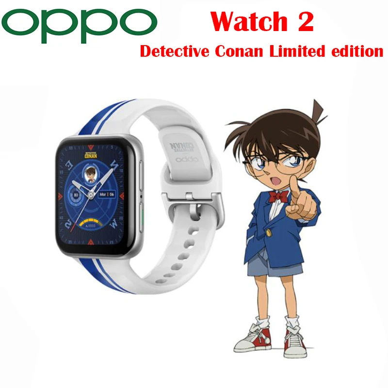 Смарт-часы OPPO Watch 2 46 мм 42 1 ГБ 8 GPS 91 дюйма AMOLED гибкие часы VOOC 430 мАч NFC | Электроника