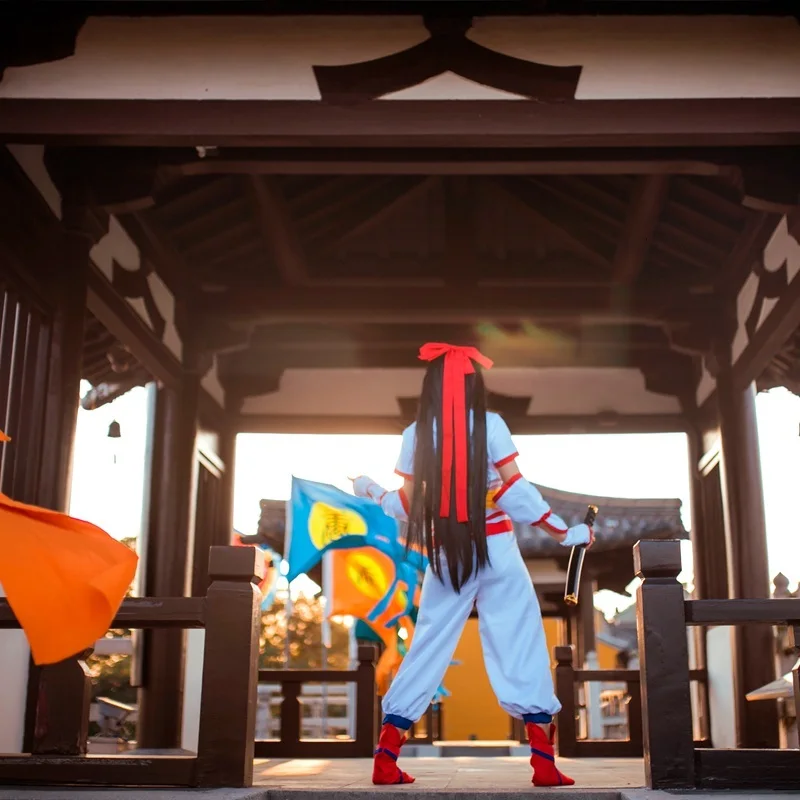 Карнавальный костюм самурайского героя Король славы снек Нако руru вечерние