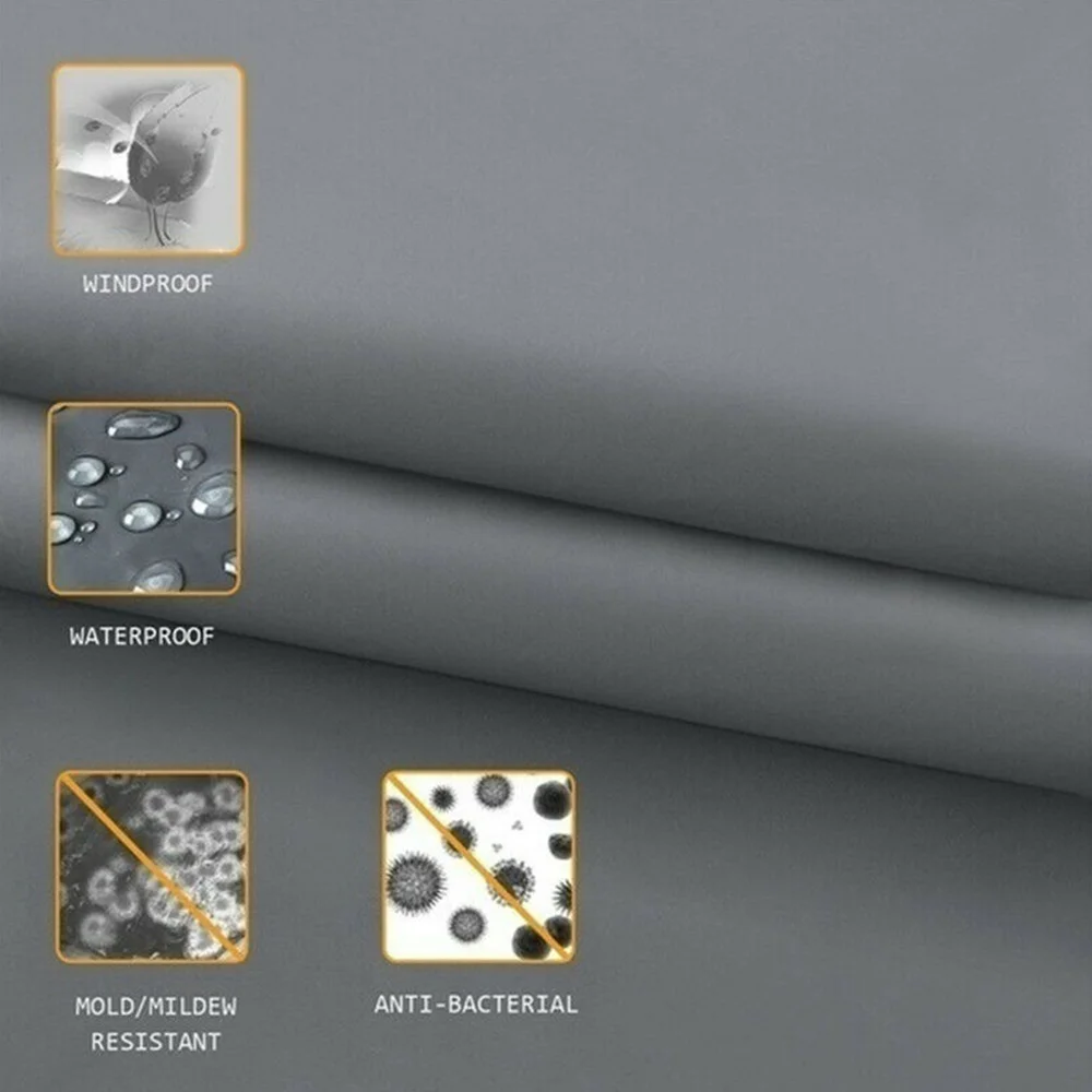 

4pcs/set Non Slip Toilet Seat Cover Bath Mat Polyester Waterproof Shower Curtain Bathroom Carpet Home Decor Bathroom Foot Mat