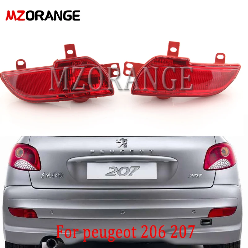 Светильник РА заднего бампера для Peugeot 206 plus 207 хэтчбек седан задний стоп сигнал