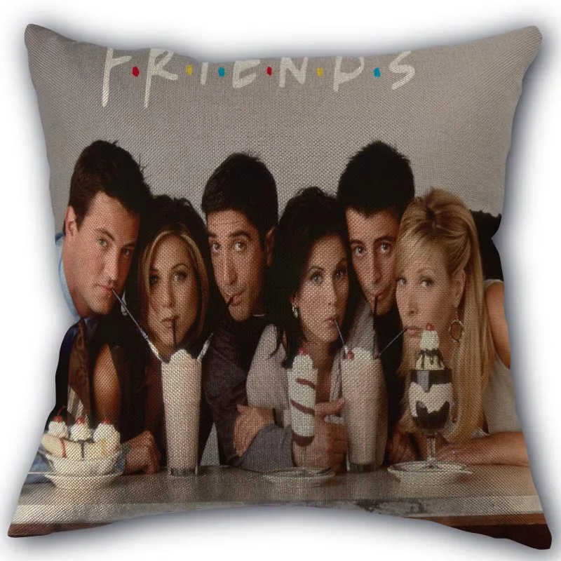 Изготовленный На Заказ сериал друзья Наволочка из хлопка и льна ткань домашний