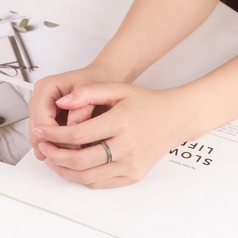 

Personality Fashion Vintage 925 Sterling Silver Beads Ball Rings For Women Punk Thai Silver Resizable Rings