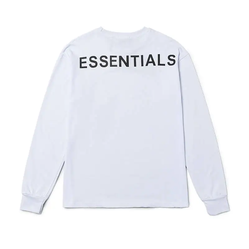 

Essentials Long Sleeve T Shirt Men Women High Quality Cotton Original Tag T-shirt