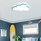 Потолочные светильники с облаками, 48 Вт, светильник для детской комнаты, для девочек, светильник для детской спальни, светодиодный светсветильник для детской спальни