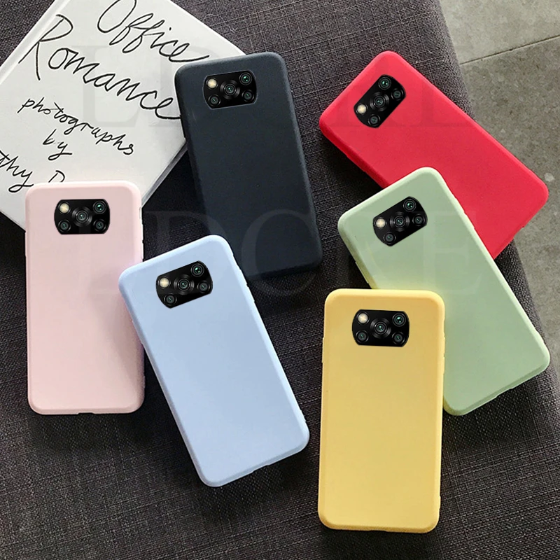 Чехол для Xiaomi Poco X3 Pro силиконовый мягкий ТПУ резиновый чехол NFC M3 F3 | Мобильные