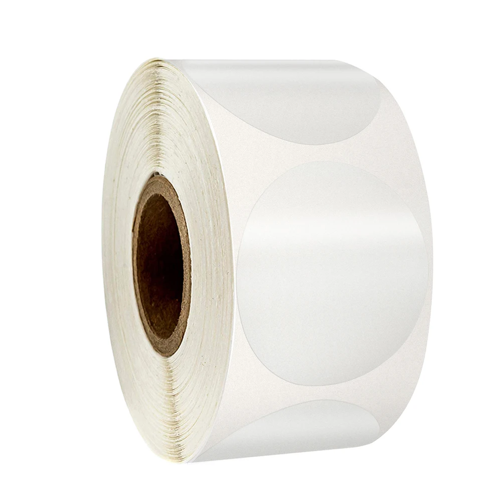 

500pcs Circle Transparent Multifunction Waterproof Adhesive Stickers Round PVC Clear Party Gift Seal Packing Labels Sticker