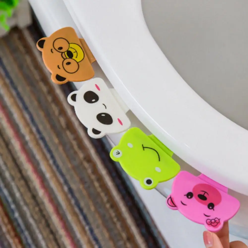 Аксессуары для ванной комнаты милый мультяшный чехол унитаза подъемное