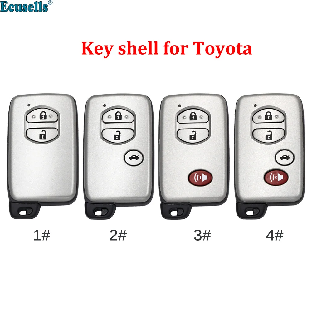Чехол для дистанционного ключа с 3/4 кнопками чехол Брелока Для TOYOTA 4runner Land Cruiser Venza