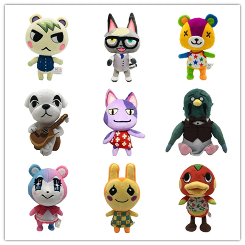 

21cm Animal Crossing Plush Toy Marshal Bob/K.K. Slider Stuffed Doll Toys Gifts