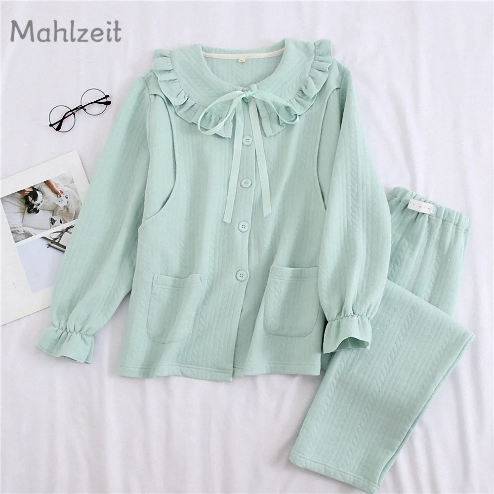 2019 Лето Осень Одежда для беременных кормящих женщин 100% хлопок пижамы Кимоно