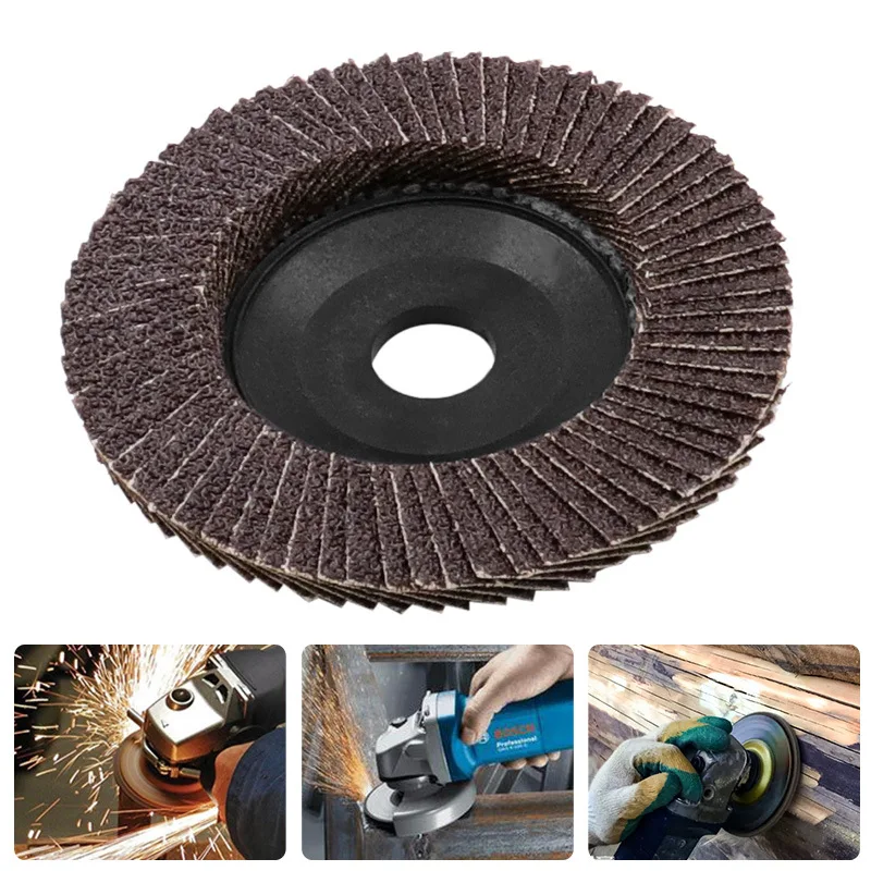 

JR Louver Polishing Wheel Stainless Steel Angle Grinder Emery Cloth Woodworking Wood Polishing Sheet Louver Polishing Sheet