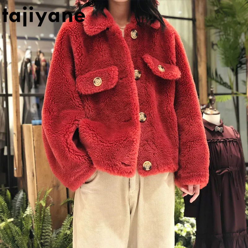 

Осенне-зимнее пальто, женская одежда 2021, уличная одежда, пальто из натурального меха, куртка из 100% шерсти, корейские винтажные Женские топы и...