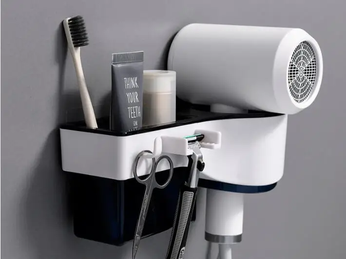 Настенная подставка для сушки волос 1 шт. полка ванной комнаты держатель гребня