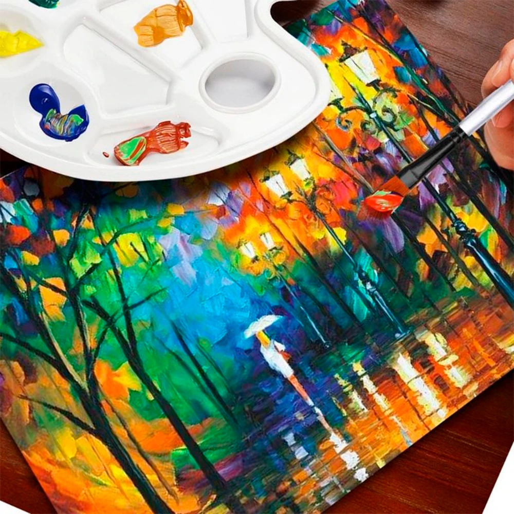 

12ml 12 Color Professional Acrylic Paints Set Hand Painted Wall Paint Tubes Artist Draw Painting Pigment Free Brush