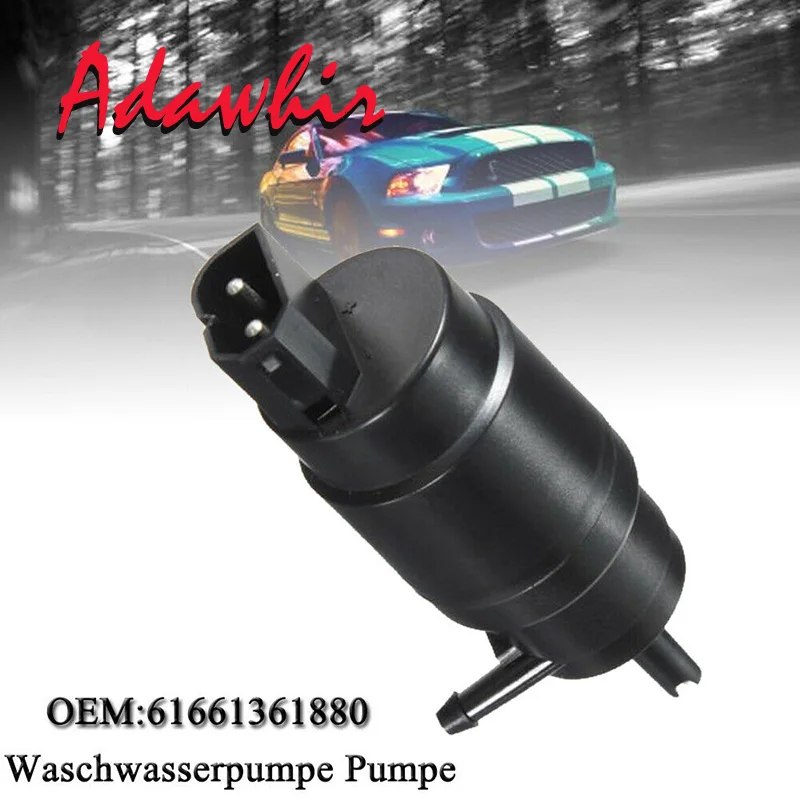 Насос омывателя лобового стекла для BMW E36/E39/E46/E53/E60/E65 318is 540i 535i 850i 850Ci 740iL 320i 61668360614