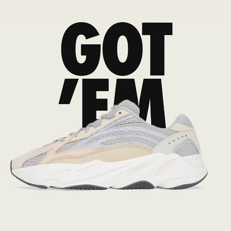 

Static Reflective 700 V2 Running Shoes for Men Inertia Tephra Solid Grey Utility Men Sneakers Women Sport Trainer Zapatillas