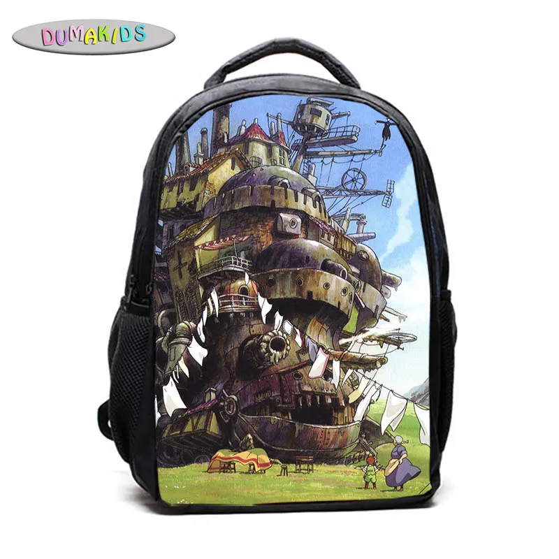 Модный рюкзак с 3D рисунком Тоторо сумка через плечо из полиэстера оптовая