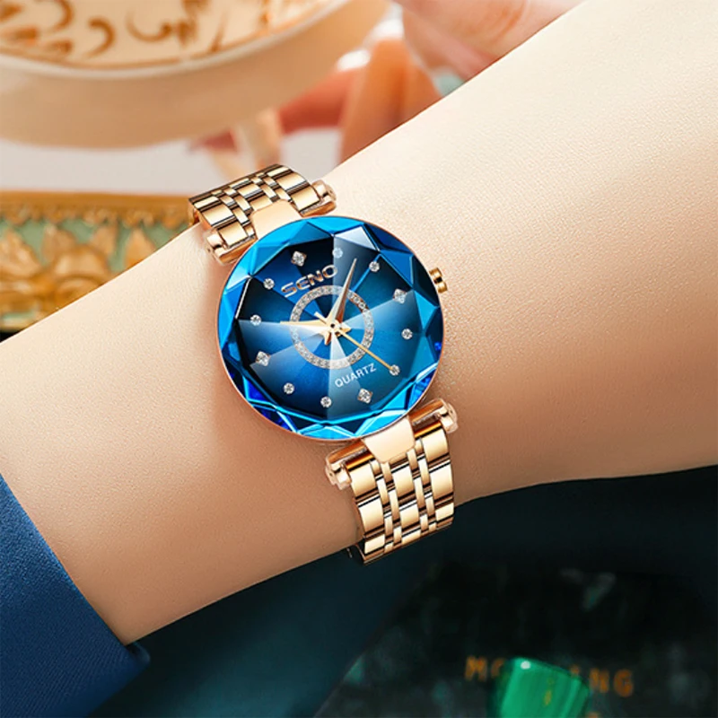 Enlarge 2022 Fashion Watches For Women Luxury Quartz Luxo Relogio Feminino Montre Reloj Mujer Zegarek Damski Dropshipping Cadeau Femme