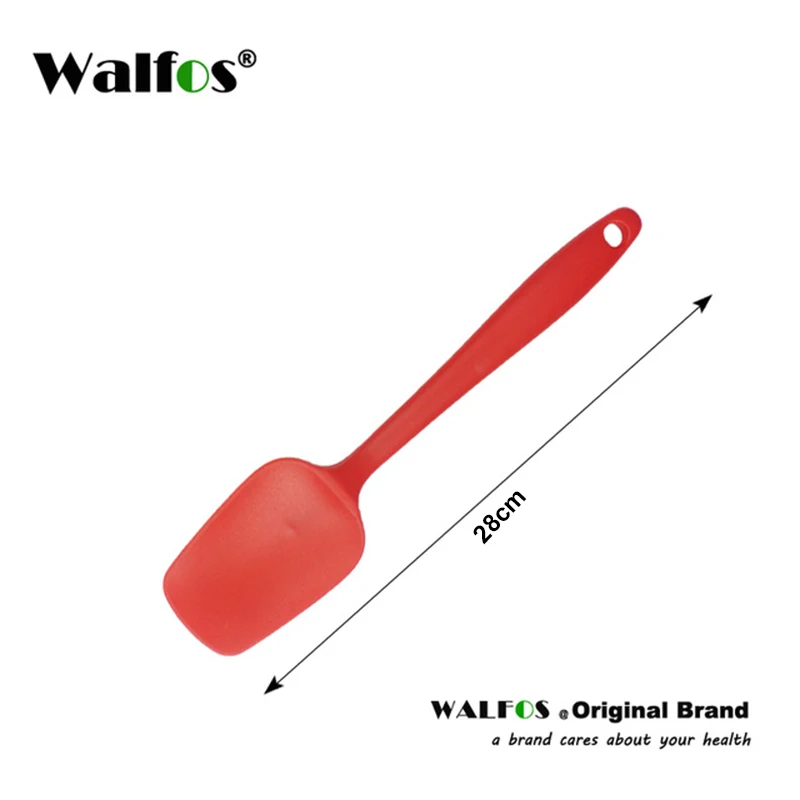 WALFOS 1 шт силиконовый скребок, силиконовый шпатель, силиконовый скребок для выпечки/кухонный скребок силиконовая форма, формы для выпечки - Цвет: Светло-серый