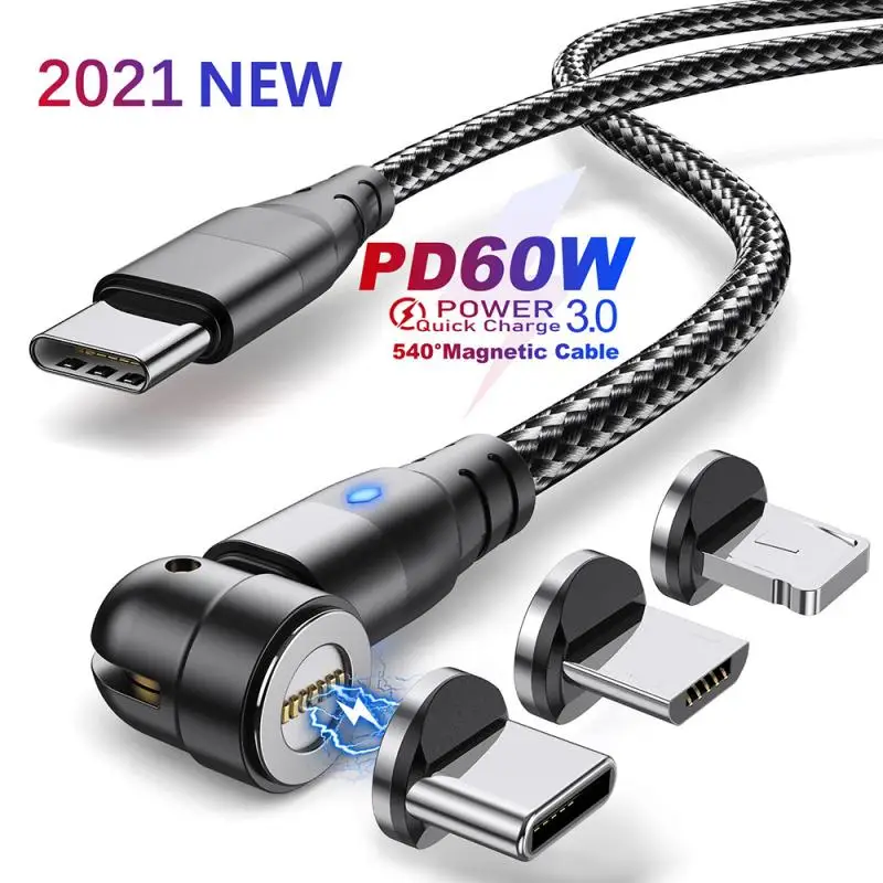 

USB Type C Cable For Huawei P40 3A Fast Charging USB-C Cable Mobile Phone Charger USBC Type-C Data Wire Cord 2m Micro Android